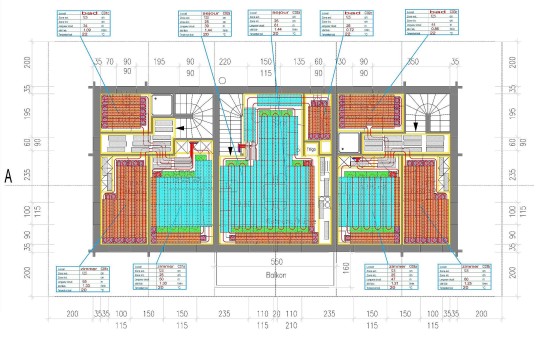 Plan d'exécution chauffage